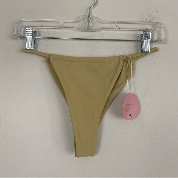 NWT SANORI SWIM nude bikini bottoms - Picture 2 of 6